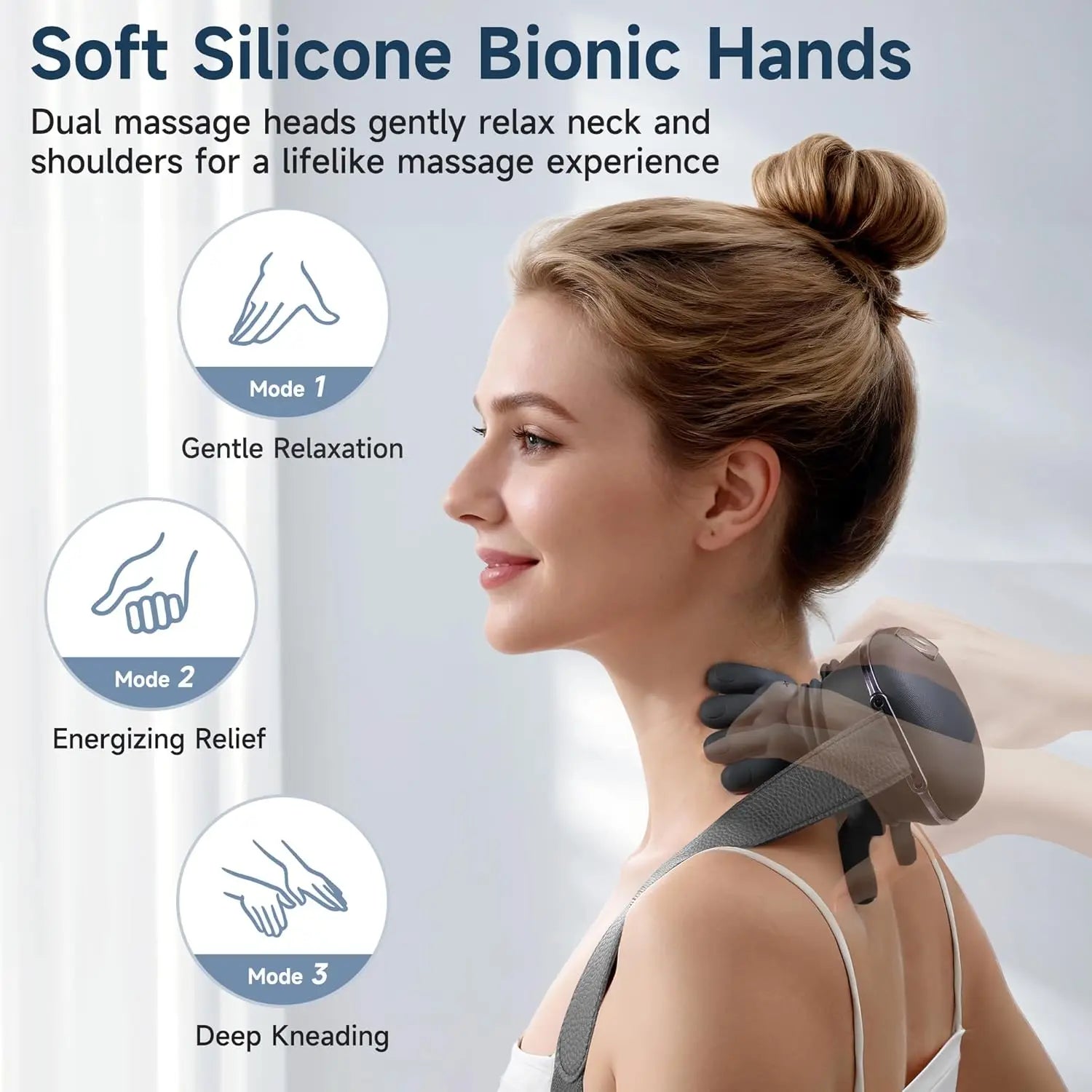 Multifunctional Cervical Massager for Shoulders, Neck, Waist, and Back – Suitable for the Whole Body, Electric Heating and Knead