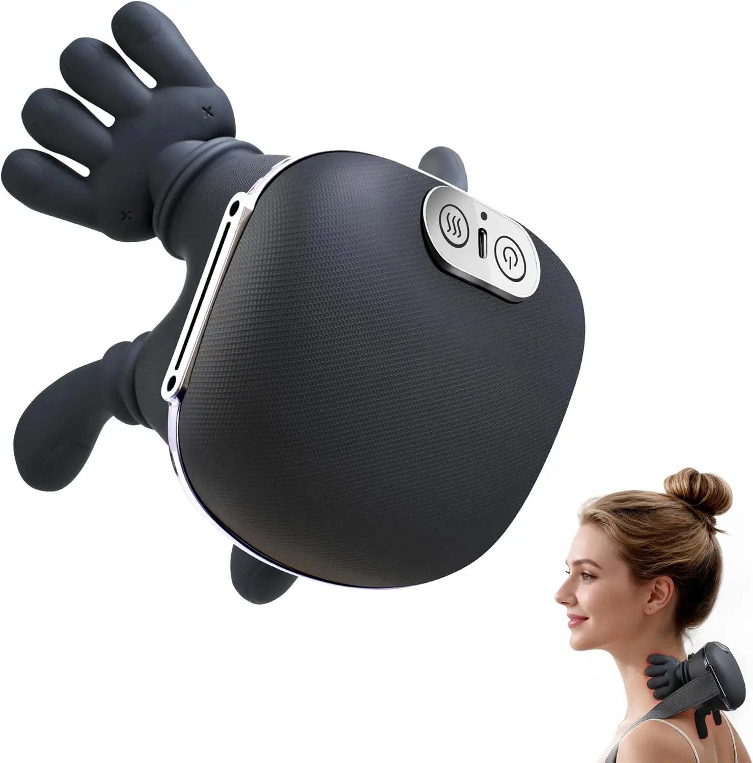 Multifunctional Cervical Massager for Shoulders, Neck, Waist, and Back – Suitable for the Whole Body, Electric Heating and Knead