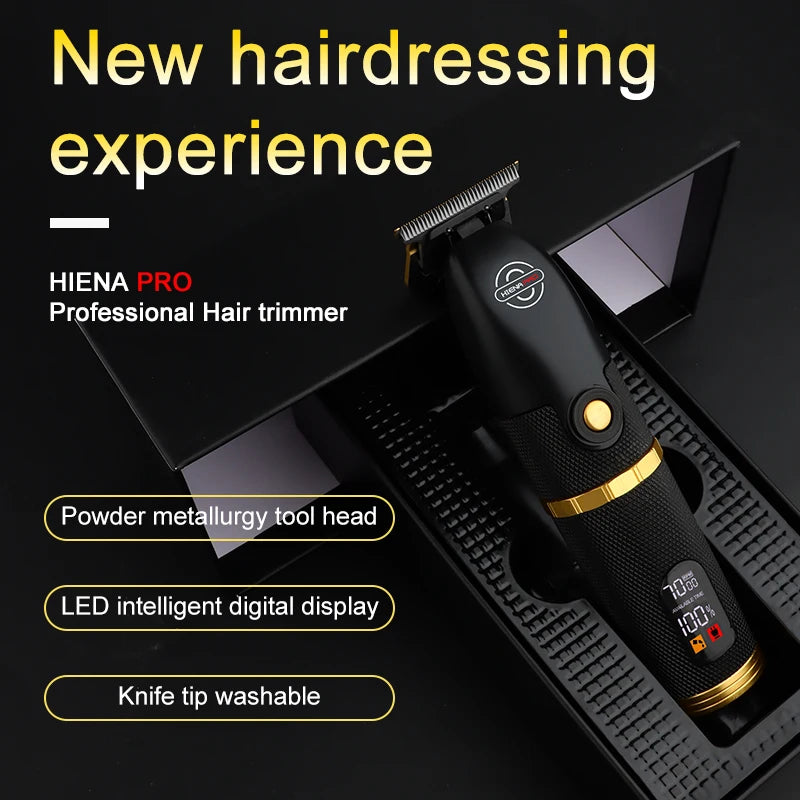 HIENA Hair Clippers Vintage Barber Combo Electric Shaver Rechargeable Professional Hair Cipper Trimmer for Men Electric HYN-M6